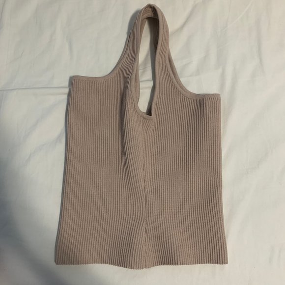 aritzia babaton sculpt knit tank top long size small - Picture 8 of 8